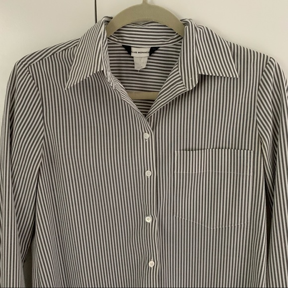 Club Monaco Striped Button Down - Picture 6 of 9